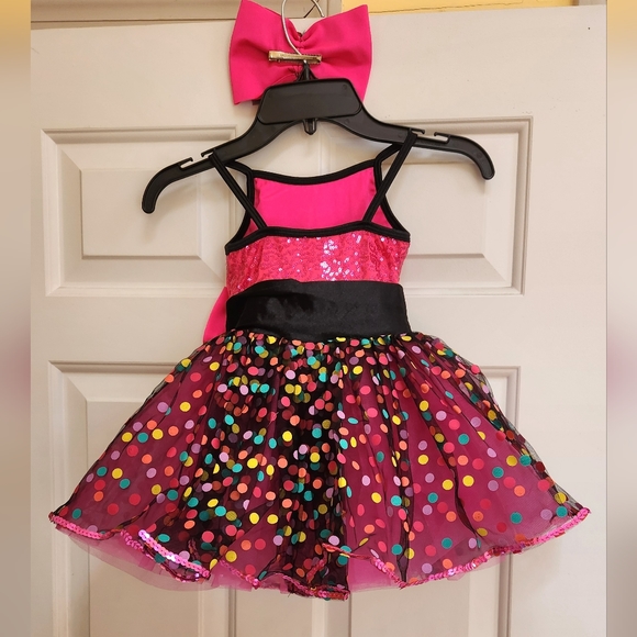Curtain Call Adorable Dance Dress NEW with garment bag! CS (more sizes avail!) - Picture 4 of 8